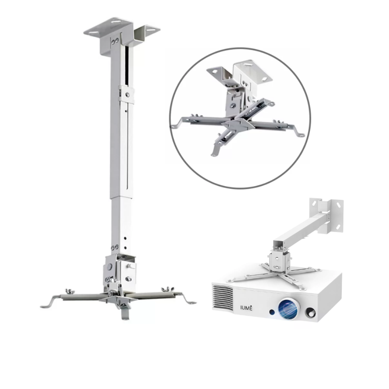 Soporte Para Video Beam Proyector Pared/Techo Blanco