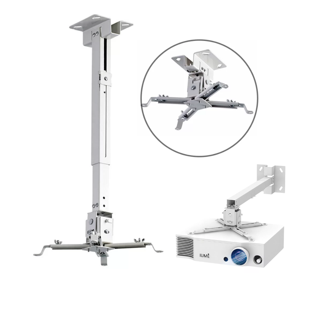 Soporte Para Video Beam Proyector Pared/Techo Blanco