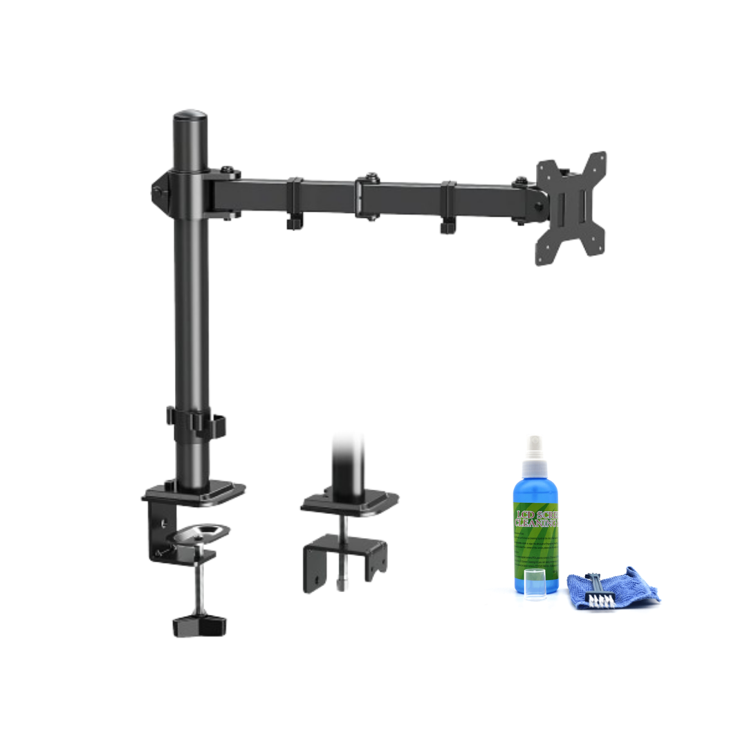 Soporte Escritorio Base Mesa Para  TV/Monitor 17 A 32" + Kit Limpiador