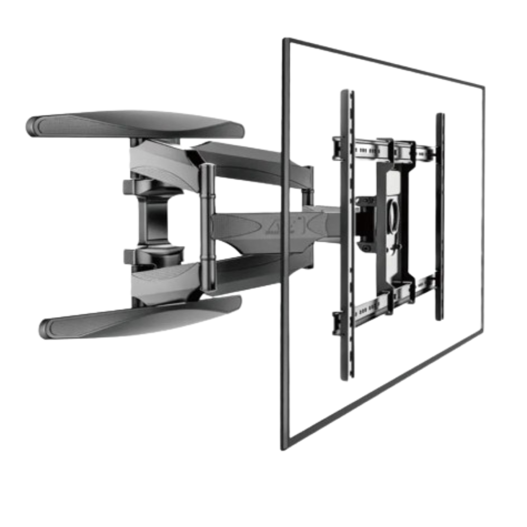 Soporte Tv Doble Brazo Móvil Para TV De 40 A 85 Pulgadas  Gran Pantalla Y Resistencia